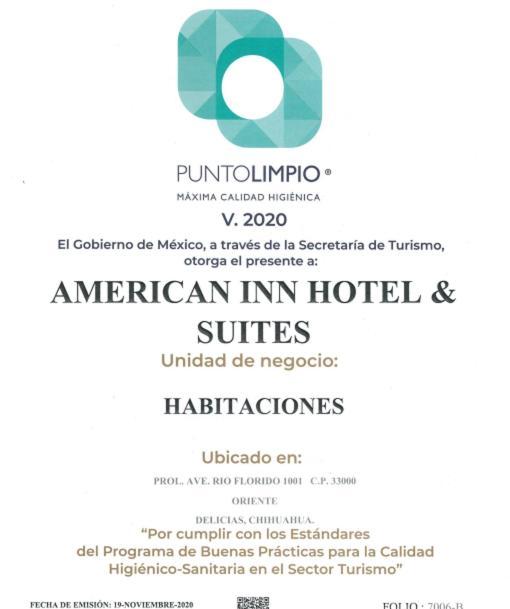 American Inn Hotel und Suites Delicias Exterior foto